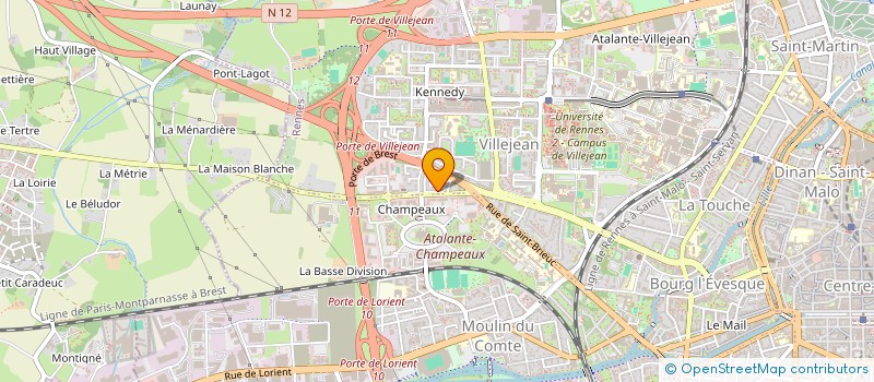 localisation de l'entreprise MONSIEUR RAFAEL KERDILES  RENNES