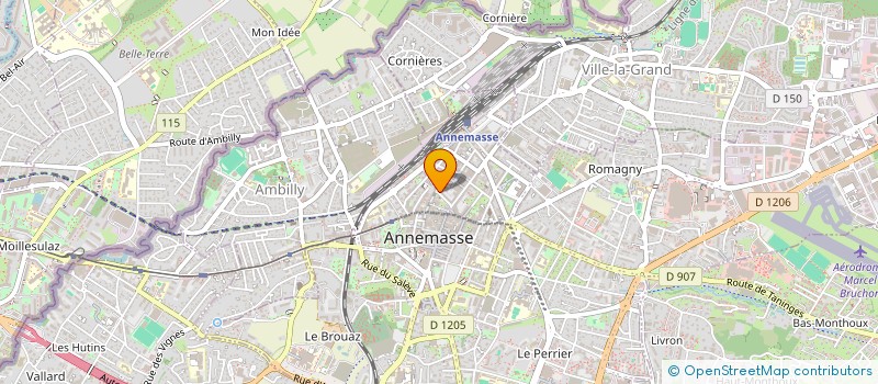 localisation de l'entreprise MONSIEUR RAFAEL LAGUNAS FITTA  ANNEMASSE