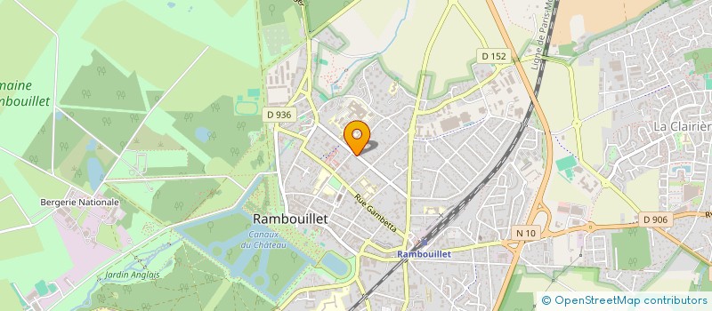 localisation de l'entreprise MONSIEUR RAFAEL LE BARS à RAMBOUILLET