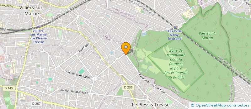 localisation de l'entreprise MONSIEUR RAFAEL LEAL BASTOS  LE PLESSIS-TREVISE