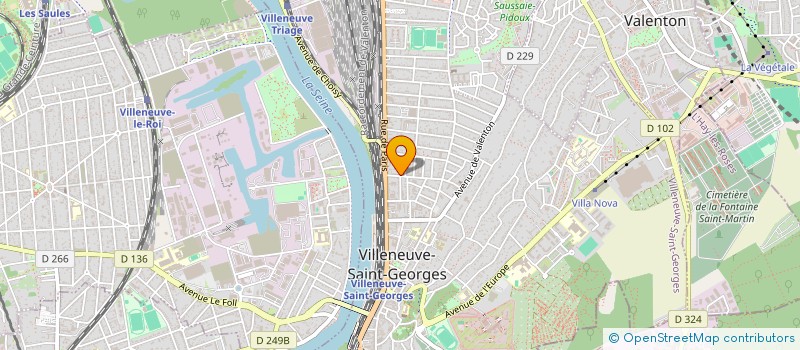 localisation de l'entreprise MONSIEUR RAFAEL LIMA CHAGAS  VILLENEUVE-SAINT-GEORGES