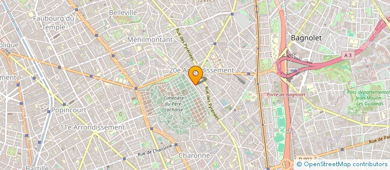 localisation de l'entreprise MONSIEUR RAFAEL LOMBARDI  PARIS