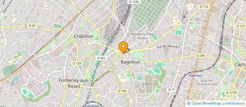 localisation de l'entreprise MONSIEUR RAFAEL LUQUE à BAGNEUX