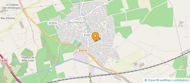 localisation de l'entreprise MONSIEUR RAFAEL MAHON  BOUILLARGUES