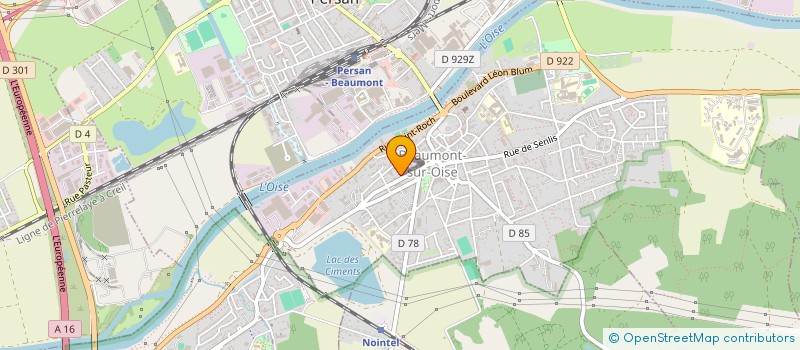 localisation de l'entreprise MONSIEUR RAFAEL MARQUES  BEAUMONT-SUR-OISE