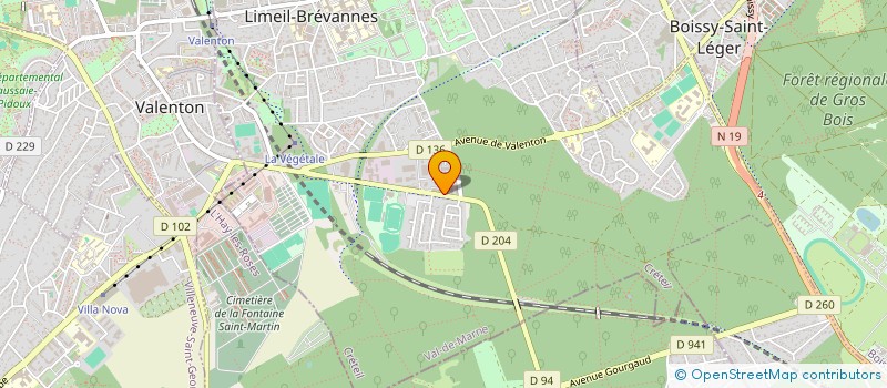 localisation de l'entreprise MONSIEUR RAFAEL MATHEUS  LIMEIL-BREVANNES