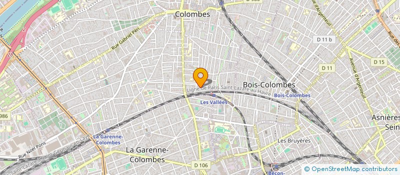 localisation de l'entreprise MONSIEUR RAFAEL MERCADO PEREZ à COLOMBES
