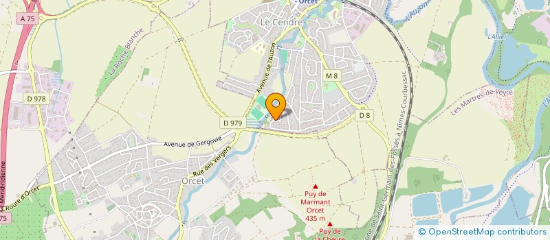 localisation de l'entreprise MONSIEUR RAFAEL MIRANDA PEREIRA  LE CENDRE