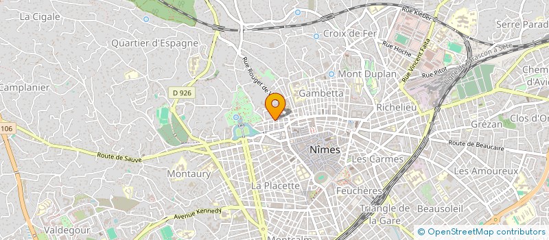 localisation de l'entreprise MONSIEUR RAFAEL MOLINA  NIMES