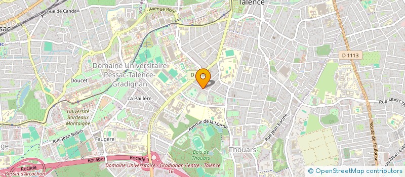 localisation de l'entreprise MONSIEUR RAFAEL MOREAU  TALENCE