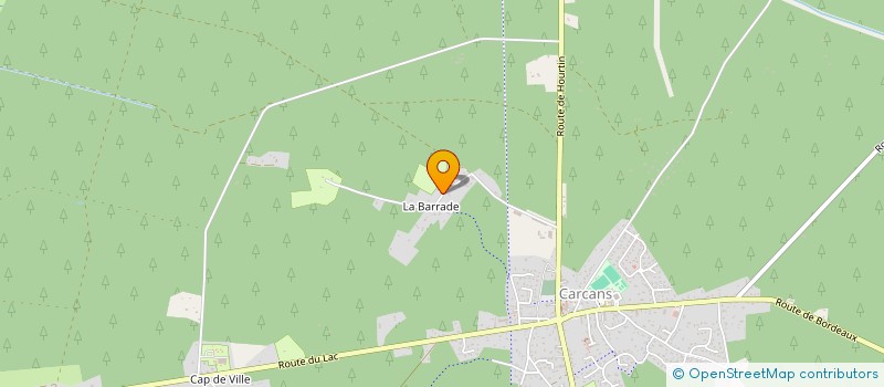 localisation de l'entreprise MONSIEUR RAFAEL PEREIRA FONTES  CARCANS