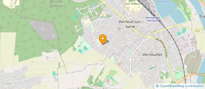 localisation de l'entreprise MONSIEUR RAFAEL PHELIPPEAU  VERNEUIL-SUR-SEINE