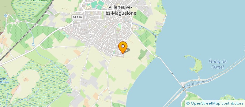 localisation de l'entreprise MONSIEUR RAFAEL RACINE  VILLENEUVE-LES-MAGUELONE