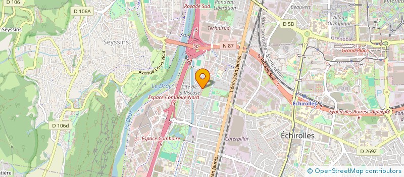 localisation de l'entreprise MONSIEUR RAFAEL RODRIGUES  ECHIROLLES