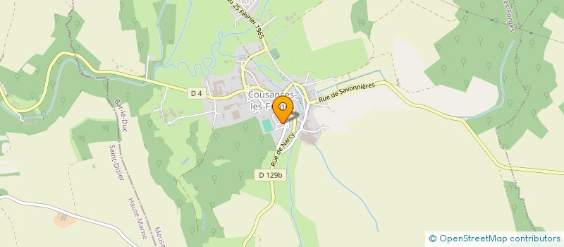 localisation de l'entreprise MONSIEUR RAFAEL RODRIGUEZ à COUSANCES-LES-FORGES