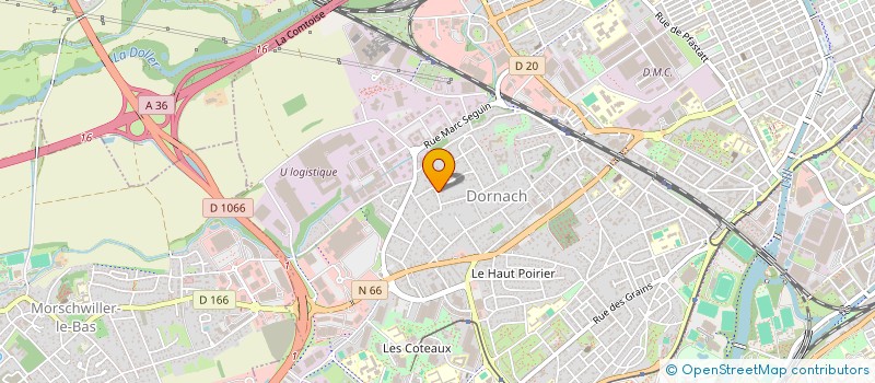 localisation de l'entreprise MONSIEUR RAFAEL ROZMAN  MULHOUSE