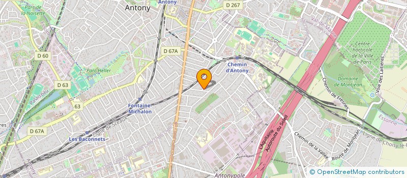 localisation de l'entreprise MONSIEUR RAFAEL SANTAELLA  ANTONY