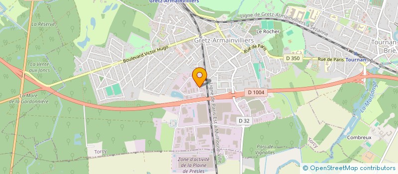 localisation de l'entreprise MONSIEUR RAFAEL SILVA ELIAS  GRETZ-ARMAINVILLIERS