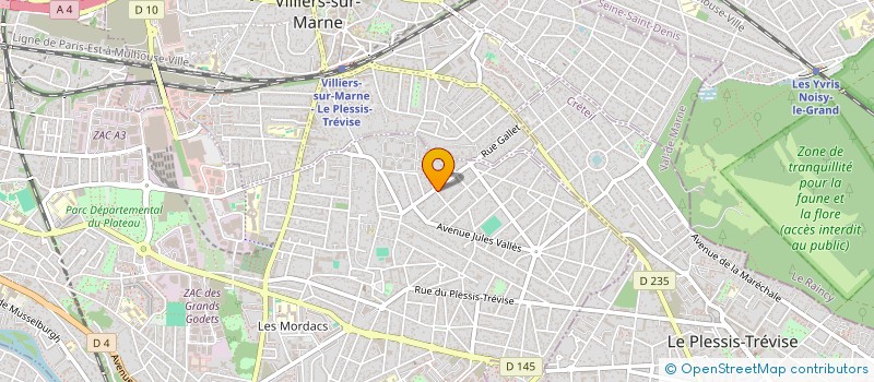 localisation de l'entreprise MONSIEUR RAFAEL SOUZA DA SILVA à CHAMPIGNY-SUR-MARNE