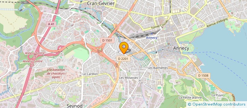 localisation de l'entreprise MONSIEUR RAFAEL TAVARES RODRIGUES  ANNECY