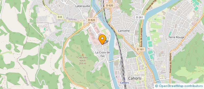 localisation de l'entreprise MONSIEUR RAFAEL TEIXEIRA CORREIA à CAHORS