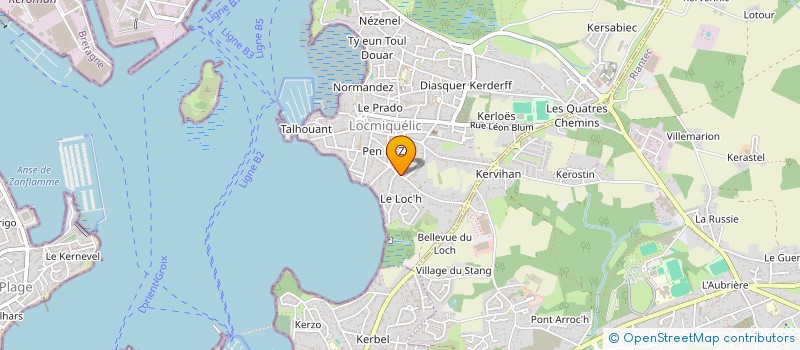 localisation de l'entreprise MONSIEUR RAFAEL TETEDOIE à LOCMIQUELIC