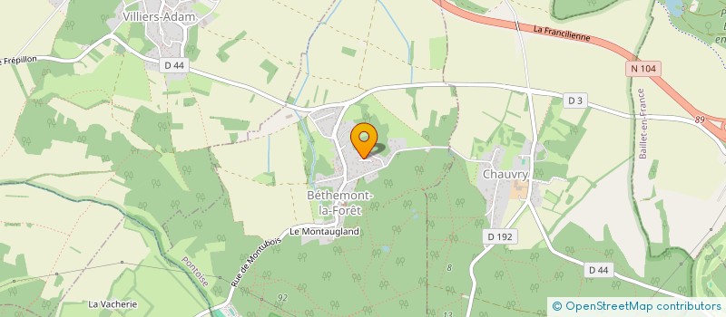 localisation de l'entreprise MONSIEUR RAFAEL VEIGA  BETHEMONT-LA-FORET