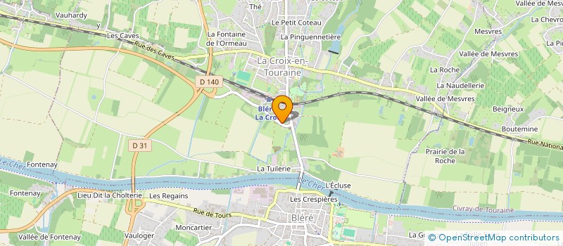 localisation de l'entreprise MONSIEUR RAFAEL VILLENEUVE  LA CROIX-EN-TOURAINE