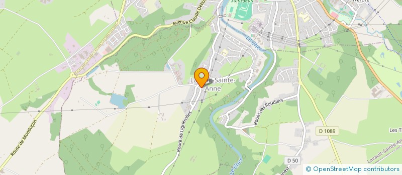 localisation de l'entreprise MONSIEUR RAFAELLO AHMETOVIC  LAVAULT-SAINTE-ANNE