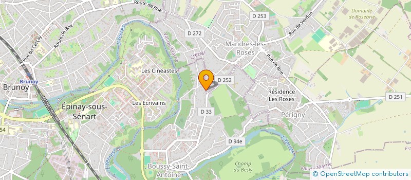 localisation de l'entreprise MONSIEUR RAFAI MADANI  BOUSSY-SAINT-ANTOINE