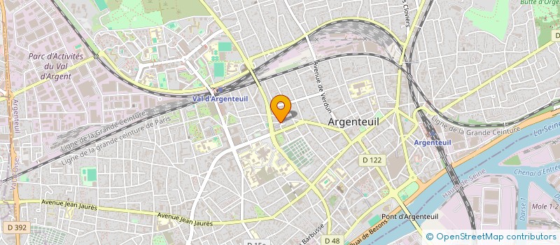 localisation de l'entreprise MONSIEUR RAFAL BRZOSTKIEWICZ  ARGENTEUIL