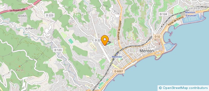 localisation de l'entreprise MONSIEUR RAFAL POREBSKI à MENTON