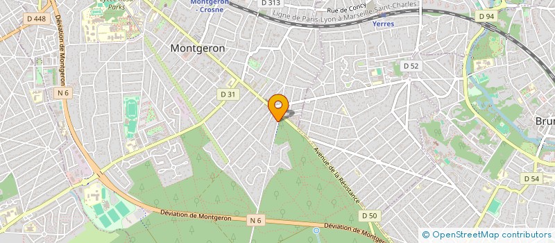 localisation de l'entreprise MONSIEUR RAFAL ROBERT MACH  MONTGERON