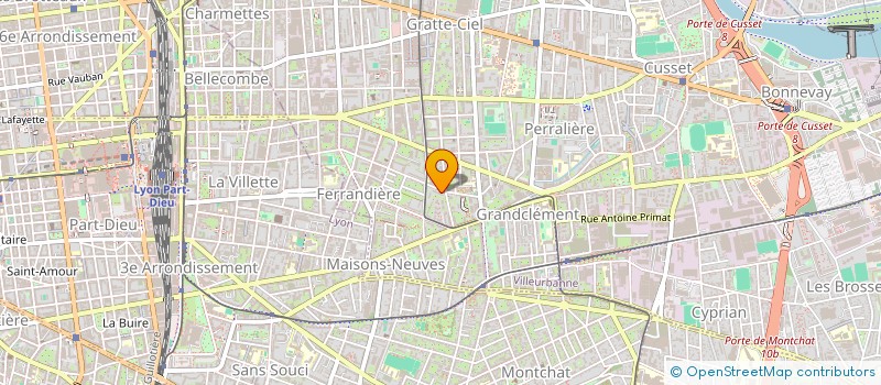 localisation de l'entreprise MONSIEUR RAFED ATOULE  VILLEURBANNE