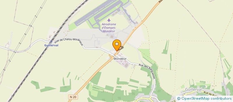 localisation de l'entreprise MONSIEUR RAFET DUNDAR  GUILLERVAL