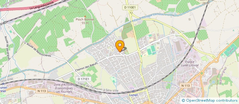 localisation de l'entreprise MONSIEUR RAFET OZCAN à LUNEL