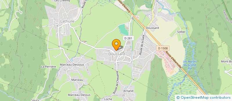 localisation de l'entreprise MONSIEUR RAFET VESELI à DOUSSARD
