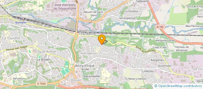 localisation de l'entreprise MONSIEUR RAFET YUCE à QUIMPER