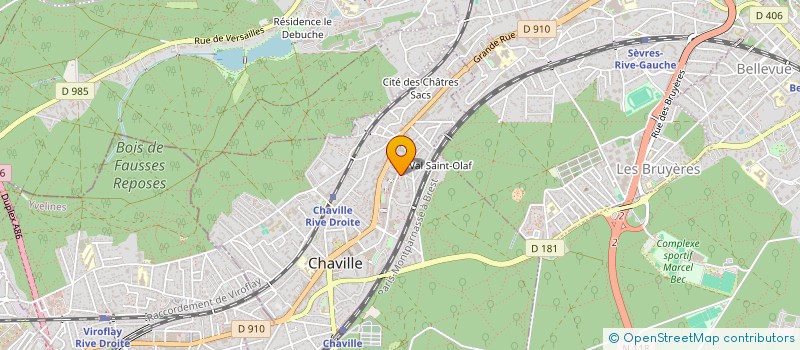 localisation de l'entreprise MONSIEUR RAFEULLAH SARDARI à CHAVILLE