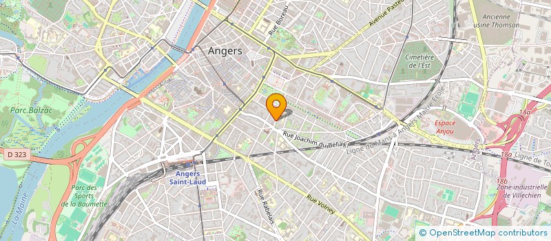 localisation de l'entreprise MONSIEUR RAFFAELE DE BIASO  ANGERS