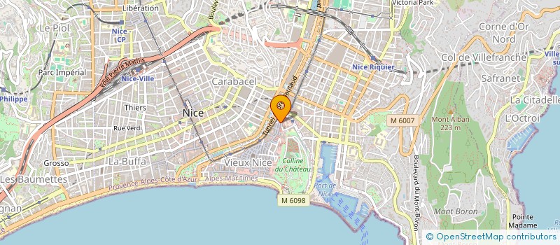 localisation de l'entreprise MONSIEUR RAFFAELE FERRARO à NICE