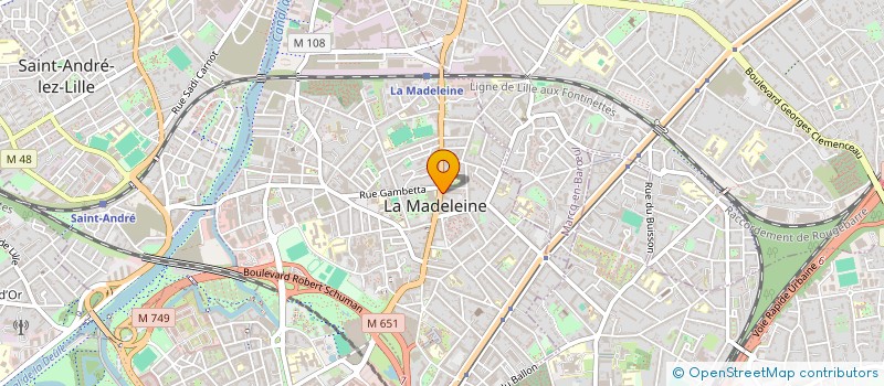 localisation de l'entreprise MONSIEUR RAFFAELE MAZZOTA à LA MADELEINE