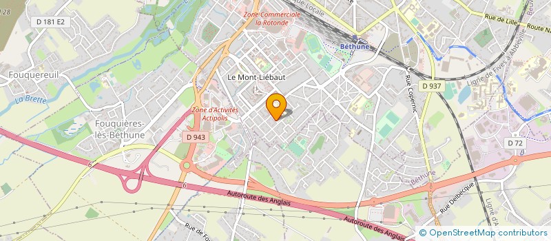 localisation de l'entreprise MONSIEUR RAFFAELE MIGLIACCIO à BETHUNE
