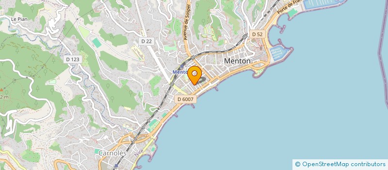 localisation de l'entreprise MONSIEUR RAFFAELE RAMBONE à MENTON