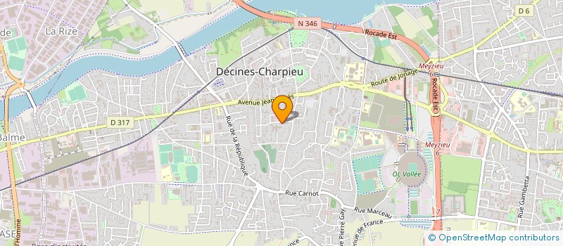localisation de l'entreprise MONSIEUR RAFFI AVETISSIAN à DECINES-CHARPIEU