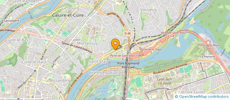 localisation de l'entreprise MONSIEUR RAFFI BEYAN  CALUIRE-ET-CUIRE