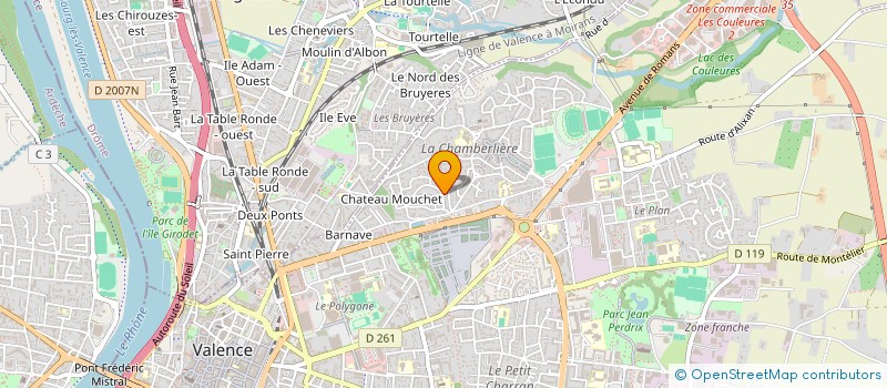 localisation de l'entreprise MONSIEUR RAFFI MOURADIAN à VALENCE