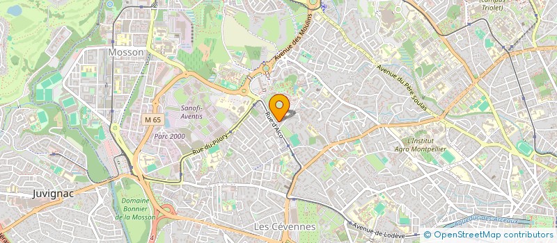 localisation de l'entreprise MONSIEUR RAFFIK HAMOUDA  MONTPELLIER