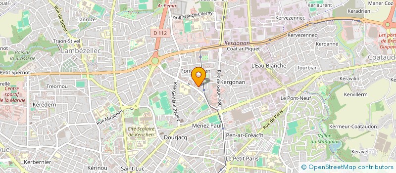localisation de l'entreprise MONSIEUR RAFFION HOUMADI à BREST