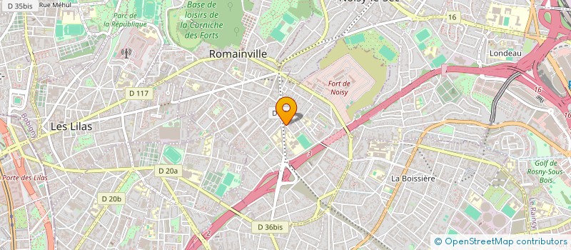 localisation de l'entreprise MONSIEUR RAFI ABDUL SAMAD à ROMAINVILLE